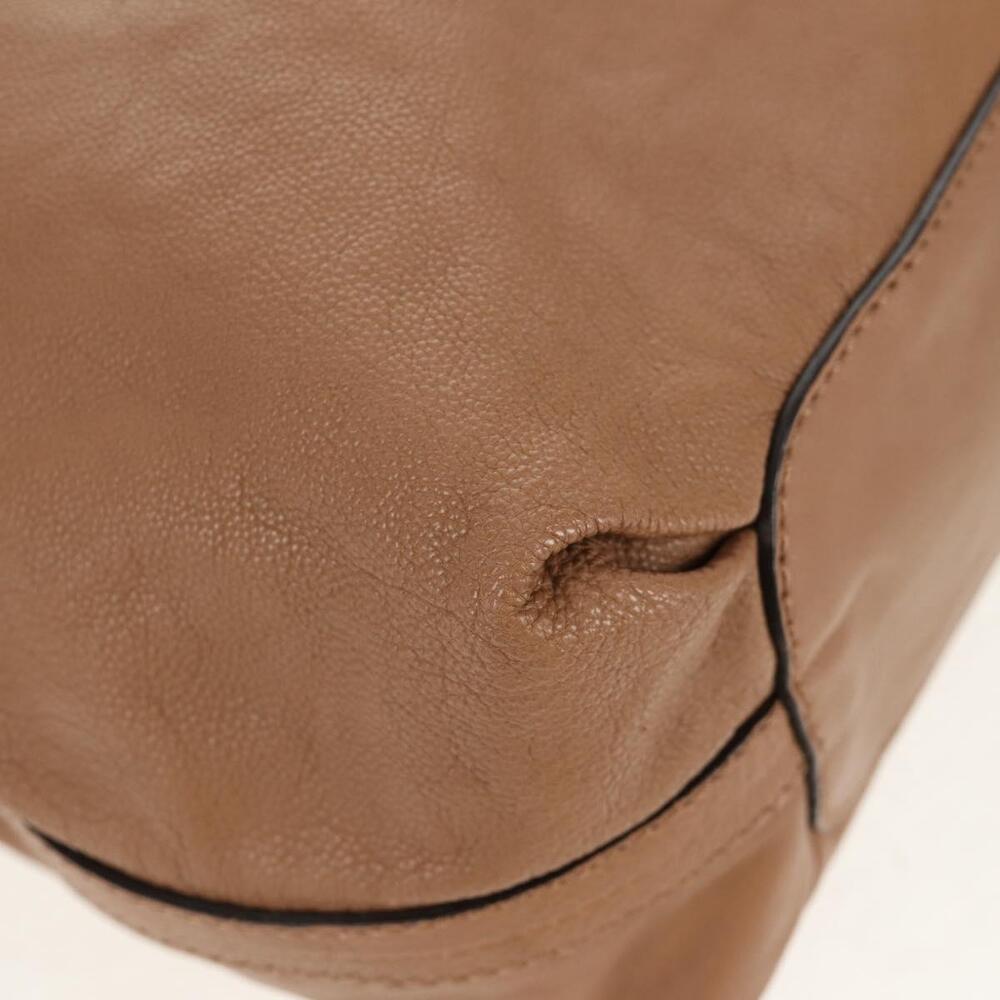 Chloe Elsie Hand Bag Leather 2way Beige Gold Auth BA8869 - Picture 16 of 16